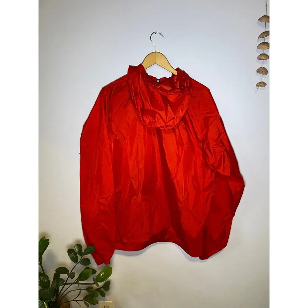 Red The North Face Lightweight Hooded Windbreaker | Rain Trail Jacket‎ (Men's L)
